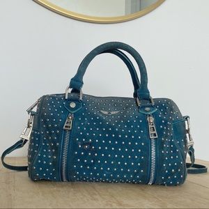 Zadig & Voltaire suede studded sunny bag